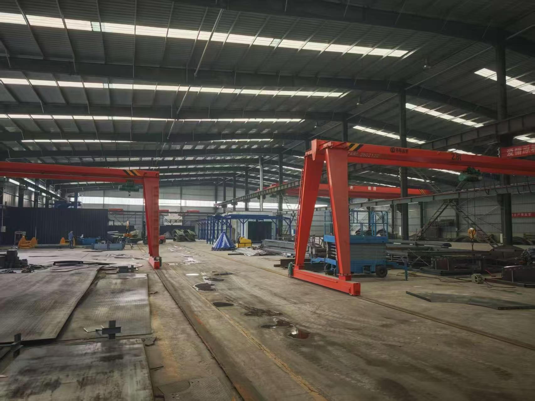 Factory support scene