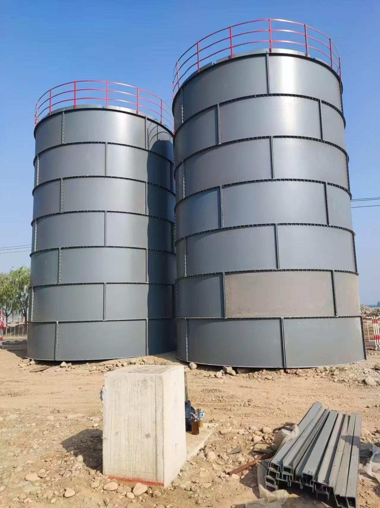 Large-capacity steel silo project